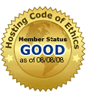 Hosting Code of Ethics Member with Status Good