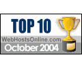 Top 10 Award Winner WebHostsOnline